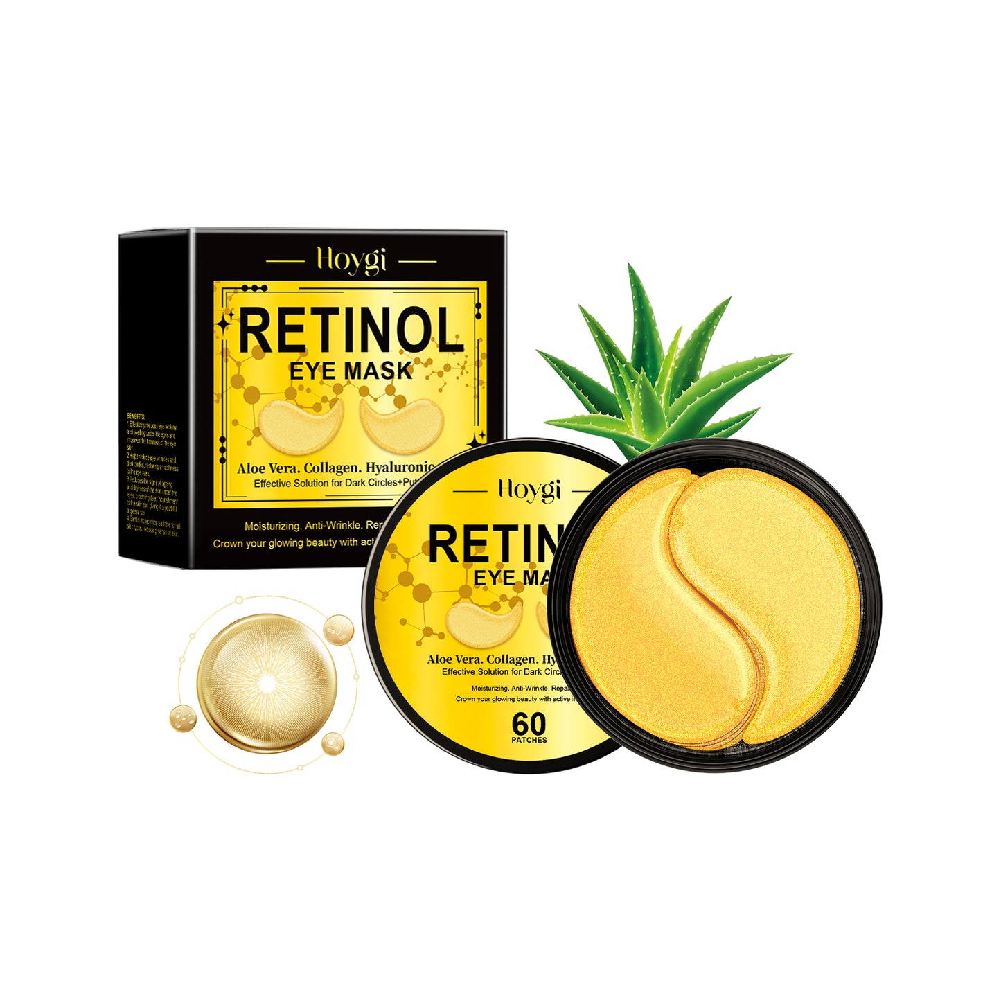 Luméxa Retinol Eye Mask – Collagen & Aloe Vera | 60 Patches