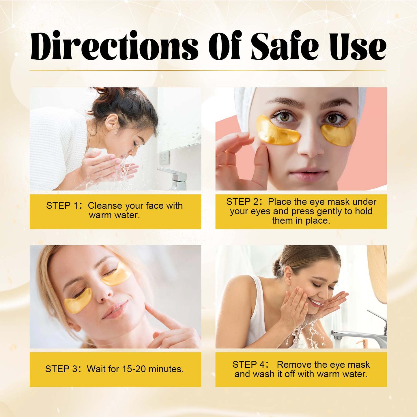 Luméxa Retinol Eye Mask – Collagen & Aloe Vera | 60 Patches